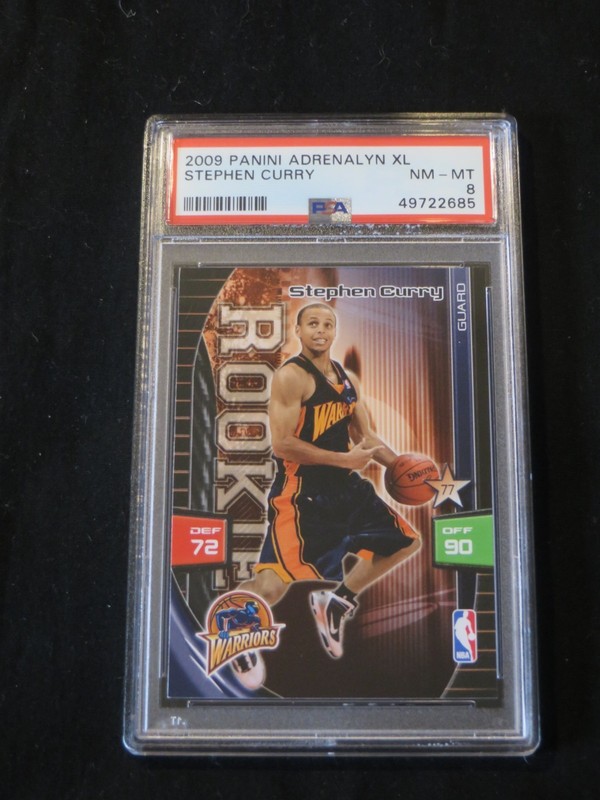 2009 Panini Adrenalyn XL Stephen Curry Rookie PSA 8 NEAR MINT/MINT Future HOF?