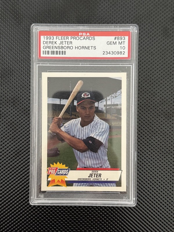 Derek Jeter 1993 Fleer ProCards Minor League #893 (RC) PSA 10