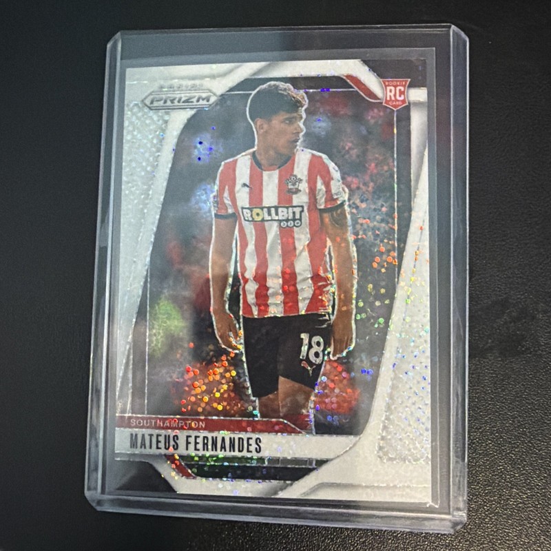 2024/25 Panini Prizm White Sparkle Mateus Fernandes SSP