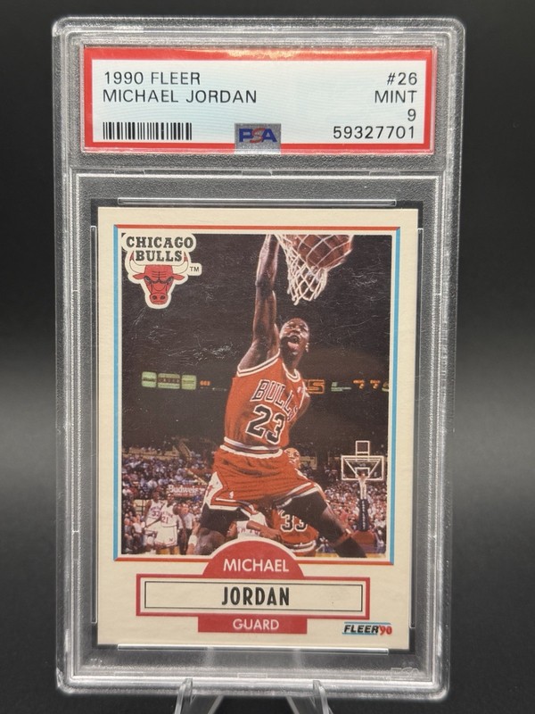 1990 Fleer - Michael Jordan #26 PSA 9