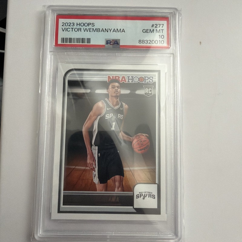 2023 PANINI NBA HOOPS WINTER #277 VICTOR WEMBANYAMA PSA 10