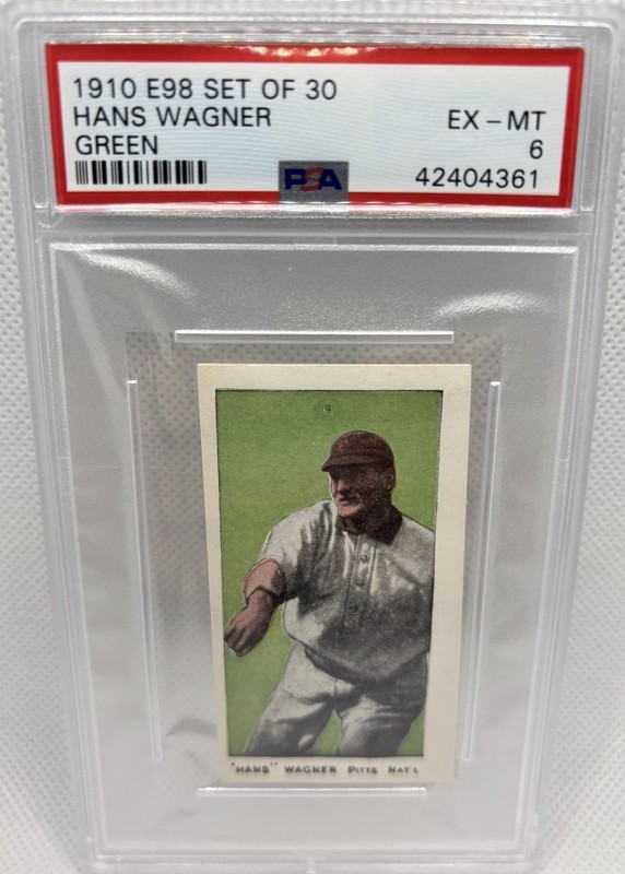 E98 SET OF 30 HANS HONUS WAGNER GREEN 1910 PSA 6 RARE Q0842