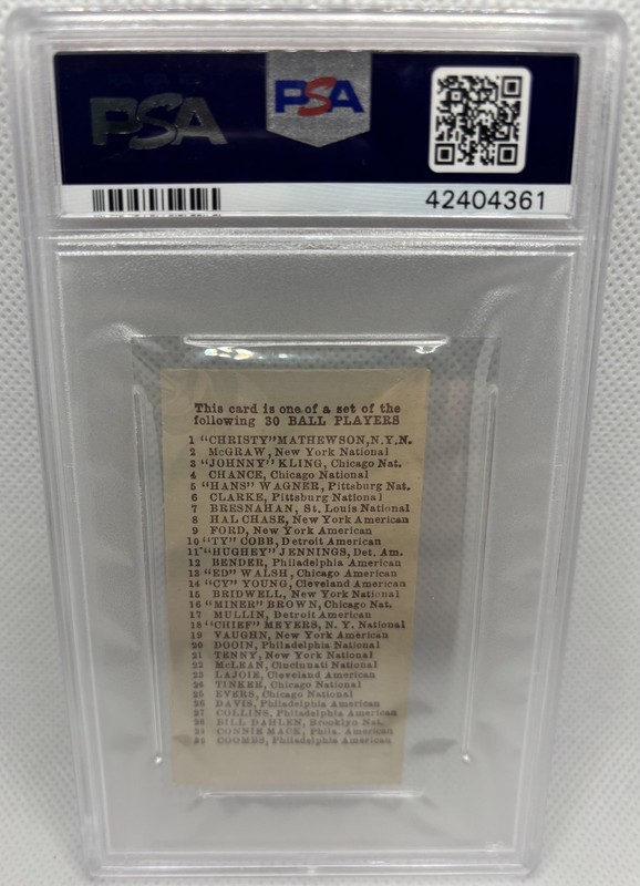 E98 SET OF 30 HANS HONUS WAGNER GREEN 1910 PSA 6 RARE Q0842 view 2