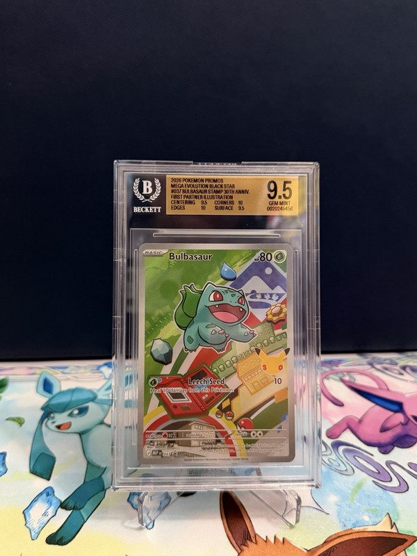 The Pokémon Company Pokémon TCG Bulbasaur 037 Black Star Promo Holo BGS 9.5