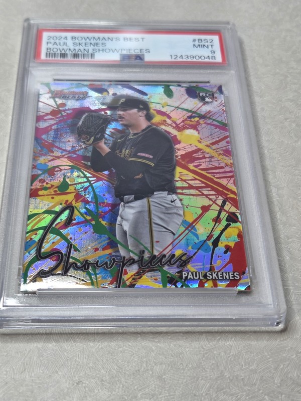 2024 Bowmans Best Showpieces Paul Skenes # BS-2 PSA 9 Pirates
