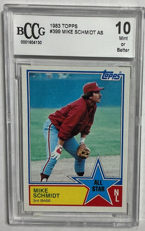 1983 Topps Baseball #399 Mike Schmidt PSA 10  OBO 