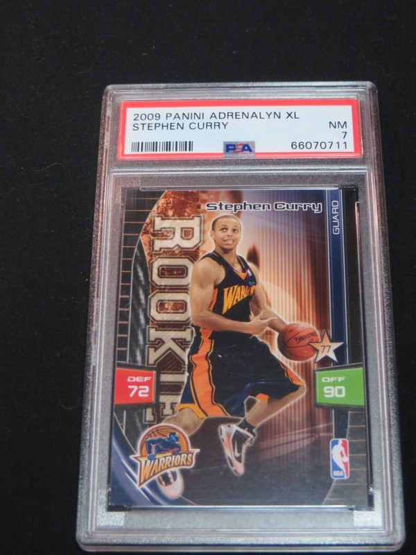2009 Panini Adrenalyn XL Stephen Curry Rookie PSA 7 NEAR MINT Future HOF?