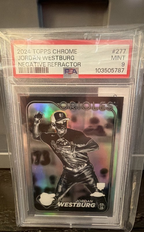 2024 Topps Chrome - Jordan Westburg #277 Negative Refractor (RC)