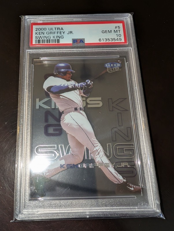 2000 ULTRA SWING KINGS KEN GRIFFEY JR #5 GRADED PSA 10 GEM MINT LOW POP 41