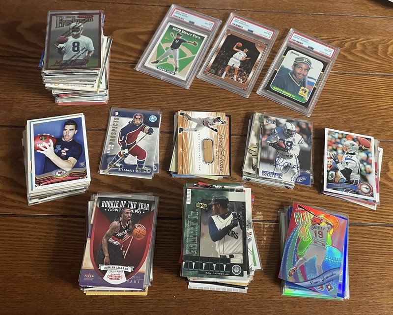 HUGE Sports Card Collection Lot Auto Jersey RC Jeter Griffey Ohtani Brady Rookie