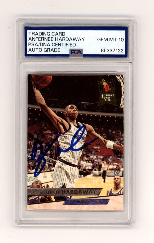 Anfernee Hardaway 1993-94 Fleer Ultra #305 Signed Rookie RC PSA 10 Auto Magic