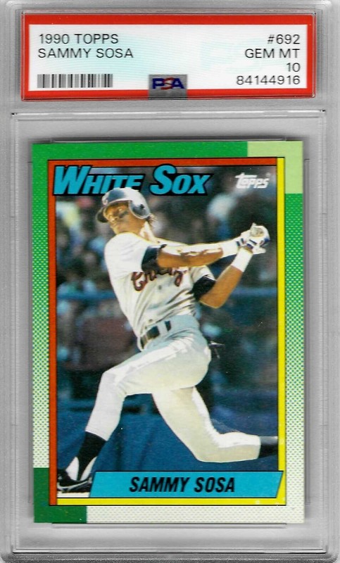 1990 Topps #692 Sammy SOSA - PSA 10+++ RC Cubs