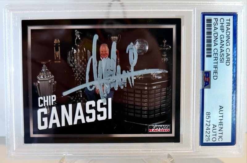 2023 Chip Ganassi IRL Indy Racing Signed Auto Card #CGR-01 PSA DNA