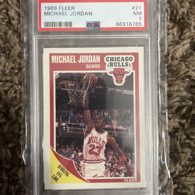 ‘89 fleer michael jordan 