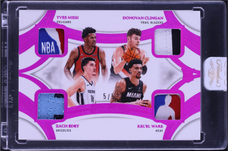 2024 FLAWLESS 4 Patch Logoman MISSI/CLINGAN/EDEY/WARE /5 Factory Sealed NBA
