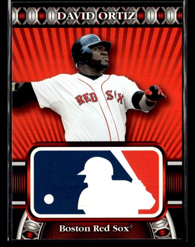 2010 Topps Logoman HTA #HTA-17 David Ortiz Card Boston Red Sox view 1