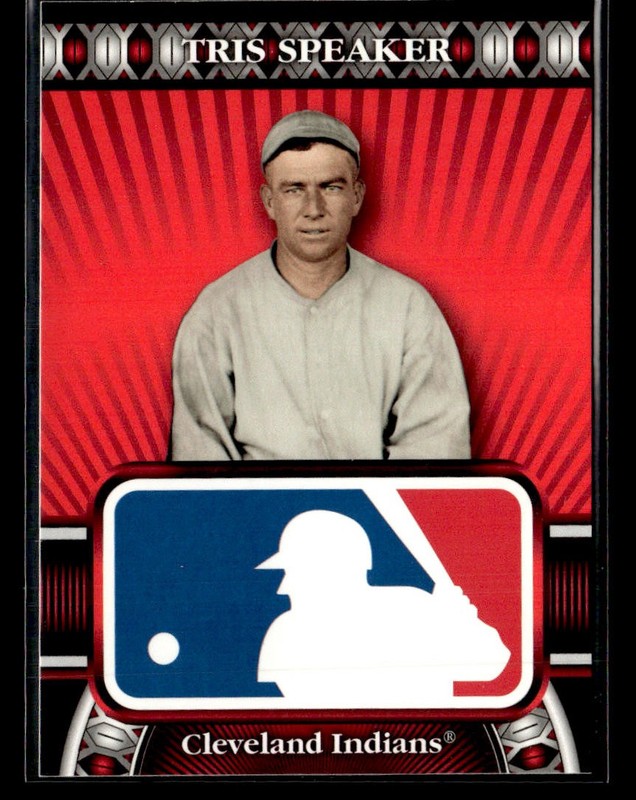 2010 Topps Logoman HTA #HTA-8 Tris Speaker Card Cleveland Indians