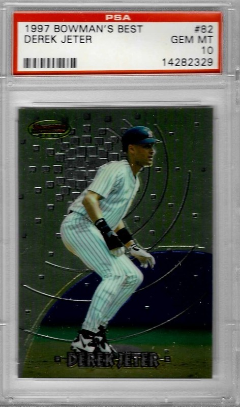 1997 Bowman's Best #82 Derek JETER - PSA 10+++ HOF Yankees