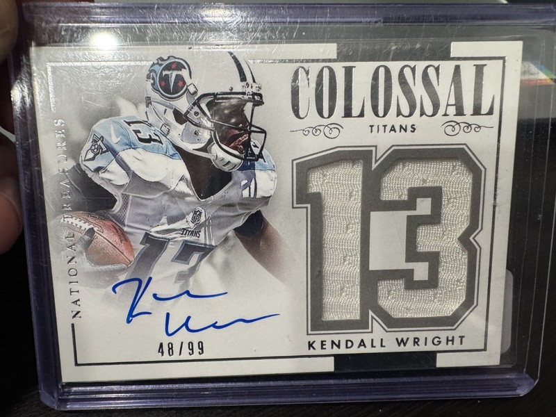 2014 National Treasures Colossal Titans GU Auto 48/99 🔥🔥🔥🔥