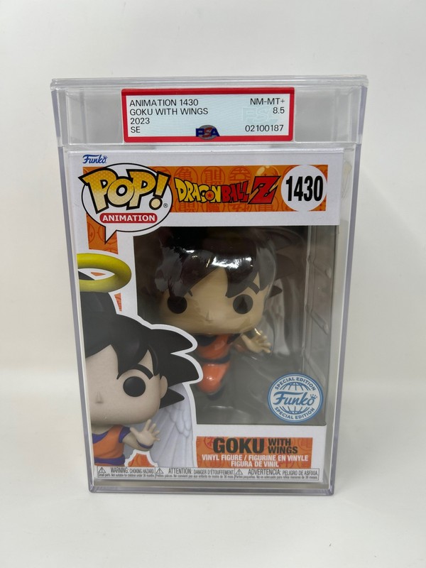 Dragon Ball Z Goku With Wings Psa Graded 8.5 Funko #1430