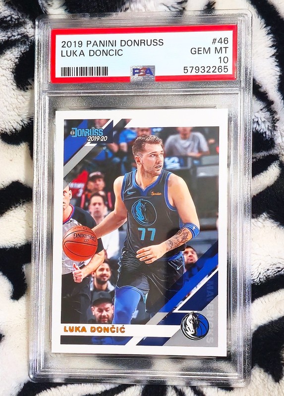 Luka Doncic 2019-20 Donruss #46 PSA 10 Dallas Mavericks