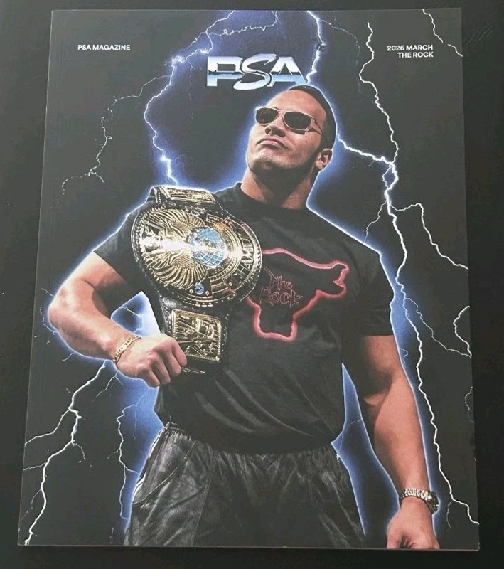 PSA MAGAZINE MARCH 2026 THE ROCK DWAYNE JOHNSON!! WRESTLING WWE Sealed!!