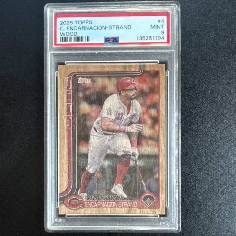 Wood - 2025 Topps Christian Encarnacion-Strand PSA 9 Serial Numbered /25 |POP 1| view 1