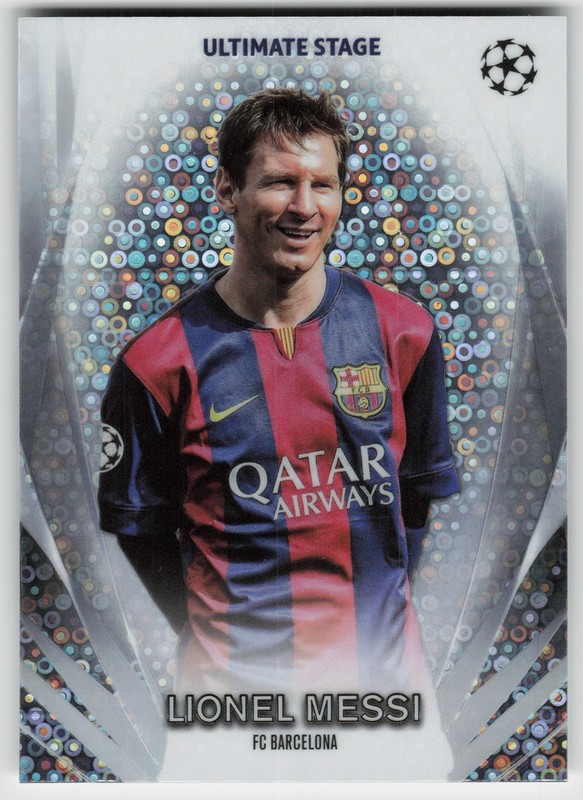 2023 Topps Chrome UEFA Club Competitions Ultimate Stage Chrome Speckle Refractor