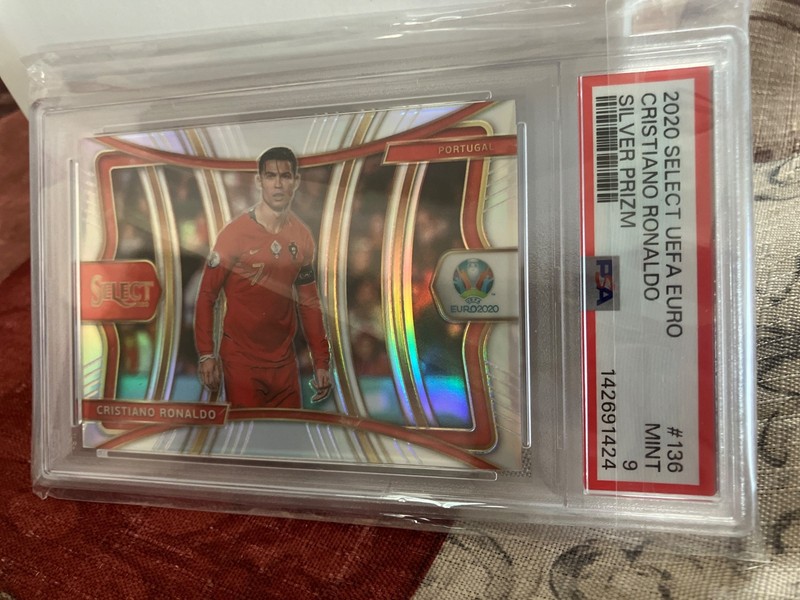 2020 select uefa euro christiano ronaldo silver prizm