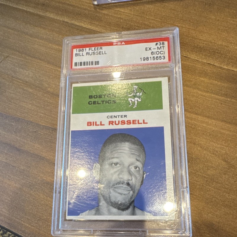 Fleer 1961-62 Bill Russell #38 Boston Celtics Basketball PSA Graded