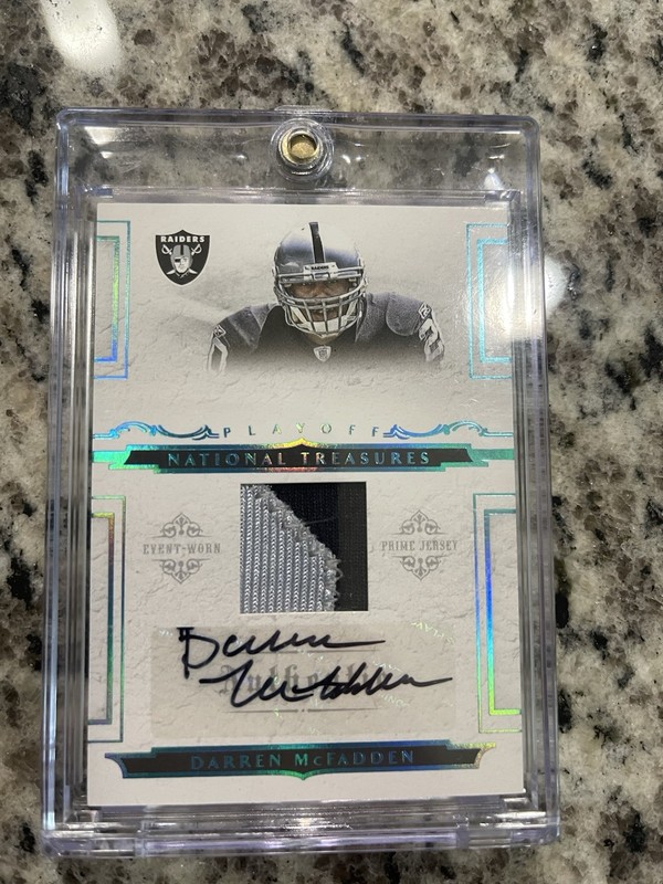 2008 Playoff National Treasures Darren McFadden 1/1 RPA