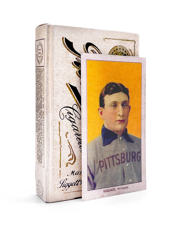 Vintage Piedmont Cigarette Pack Honus Wagner Baseball Card 1909 Replica Tobacco