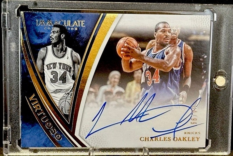 Charles Oakley 2024-25 Panini Immaculate Collection Virtuoso Auto #VA-CHO /99