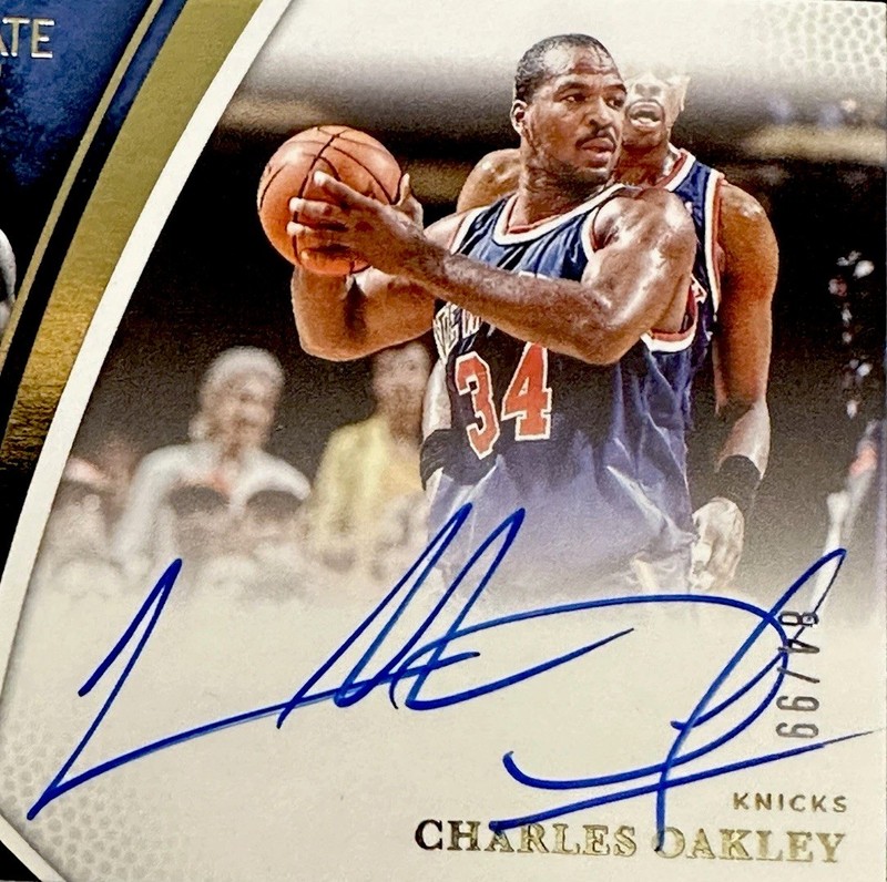 Charles Oakley 2024-25 Panini Immaculate Collection Virtuoso Auto #VA-CHO /99 view 2