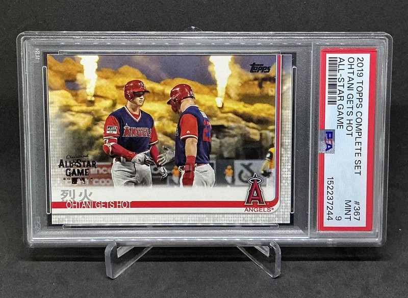2019 Topps Factory Set All-Star Game Shohei Ohtani Mike Trout PSA 9 MINT