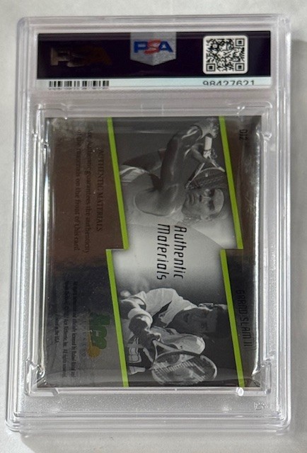 2008 Ace Auth Stars Djokovic/Nadal Dual Jsy Silver #DJ2 PSA 5 Read! view 2