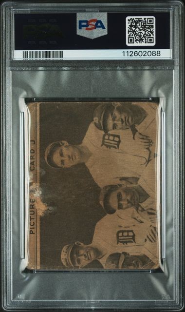 1935 Goudey 4-in-1 #1J - Babe Ruth, McManus, Brandt, Maranville - PSA 1 - HOF view 2