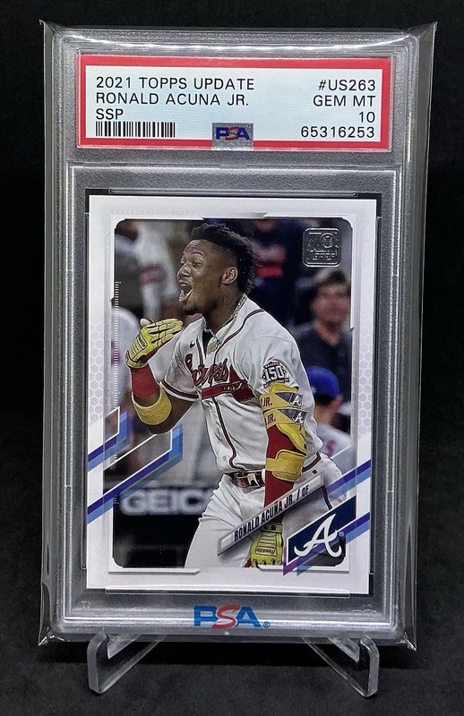 2021 Topps Ronald Acuna Jr. SSP Image Variation PSA 10 #US263 Braves