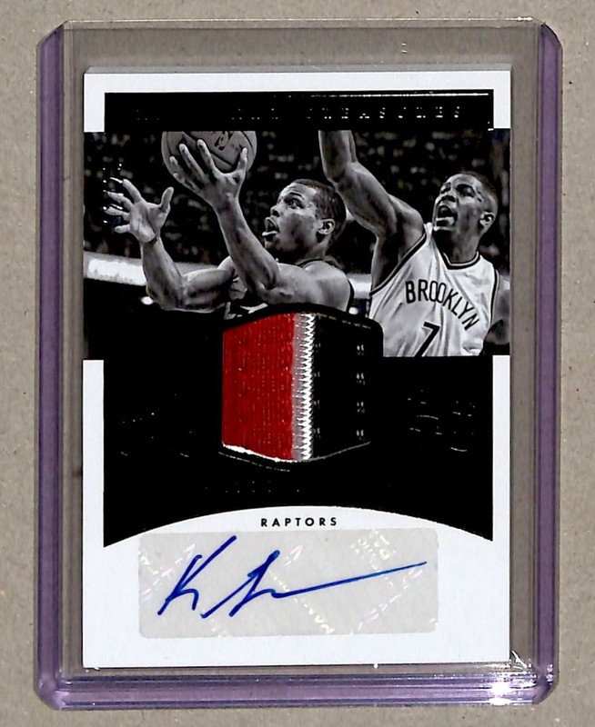 2014-15 Patch Kyle Lowry Auto 2/25 #NM-KLW