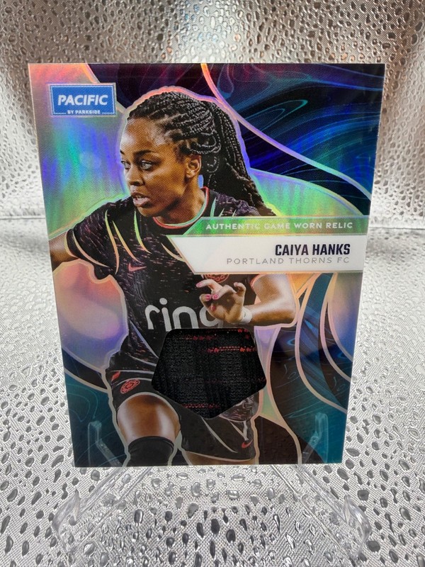 Caiya Hanks 2025 Parkside NWSL Pacific GAME USED MATCH WORN Jersey Relic #GR-CH
