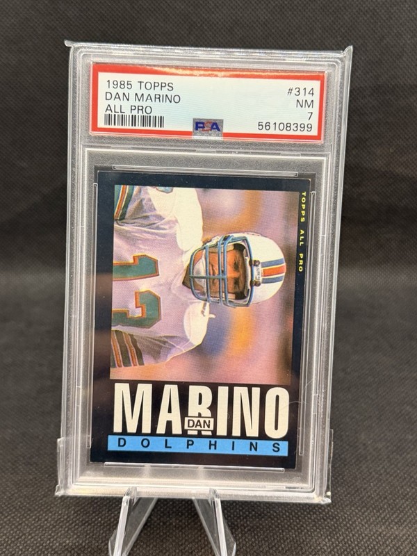 1985 Topps - Dan Marino #314 PSA 7