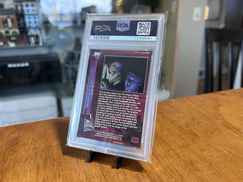 PSA 10 Iconic Cover 1995 Star Wars Galaxy #359 Yoda Darth Vader POP 1 view 2