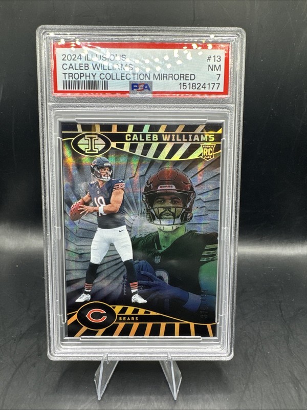 2024 Panini Illusions - Caleb Williams #13 (RC) PSA 7 NEAR MINT🔥💎