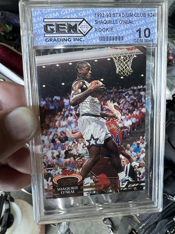 Shaquille O’Neal 1992 Stadium Club Rookie Card PSA 10