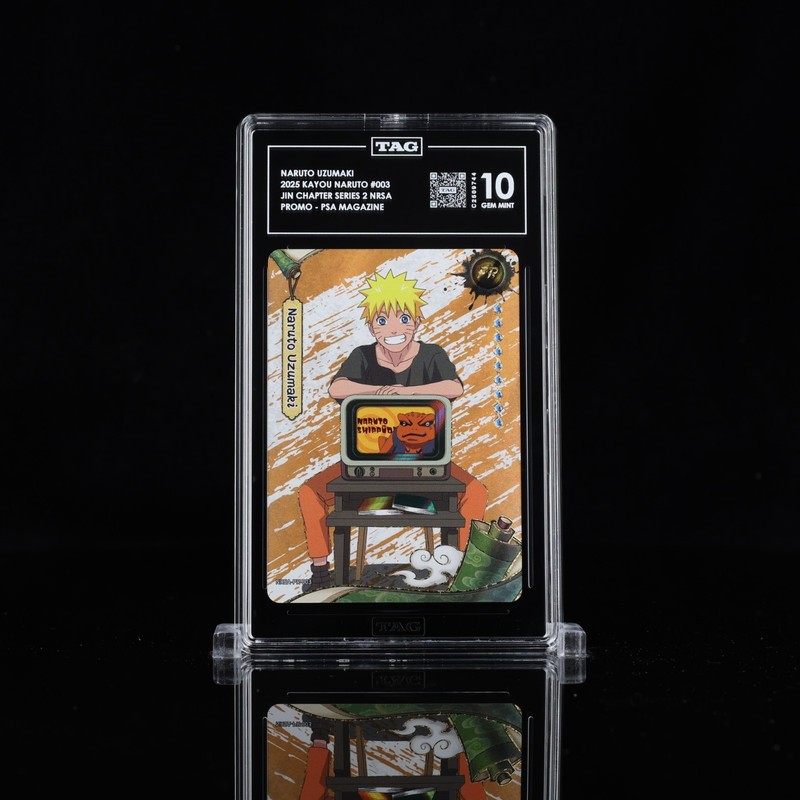 2025 Kayou Naruto NRSA-PR-003 Naruto Uzumaki PSA Magazine Promo TAG 10 C2509744
