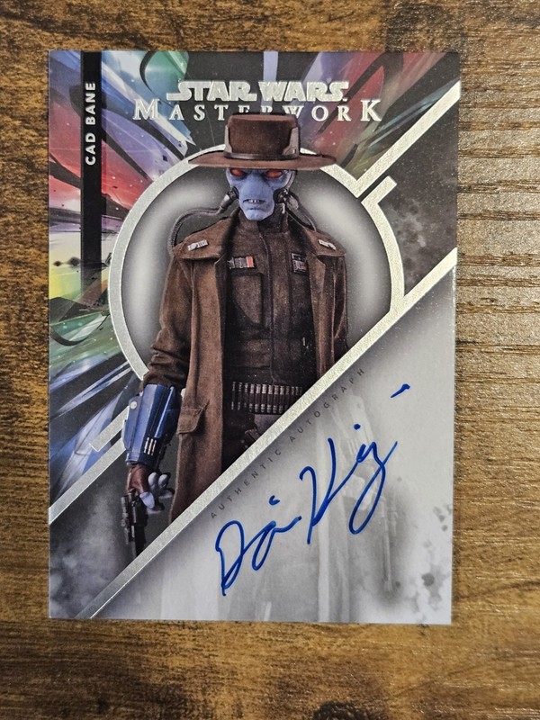 2022 Topps Star Wars Masterwork Auto Dorian Kingi as Cad Bane #MWA-DK Auto