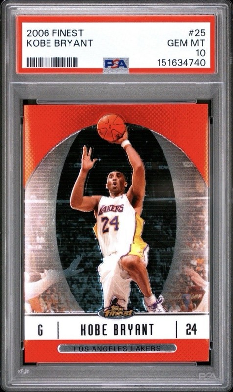 Kobe Bryant 2006 Finest PSA 10 GEM MINT THE GOAT???