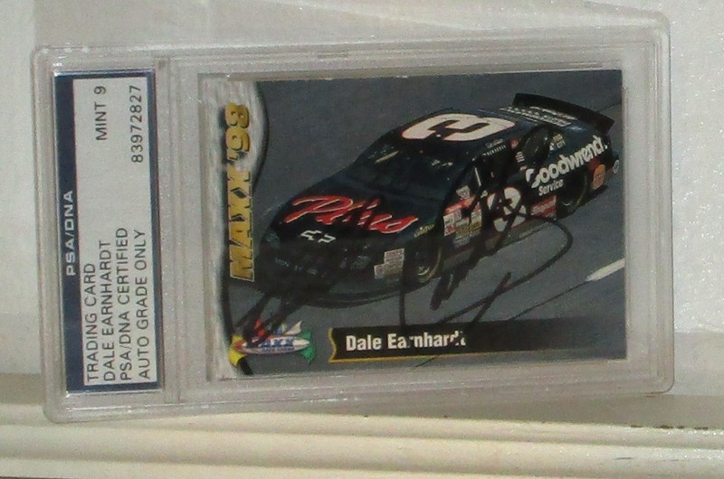 1998 MAXX DALE EARNHARDT SR AUTOGRAPHED Card#33 MINT 9 PSA/DNA AUTO GRADE ONLY view 2