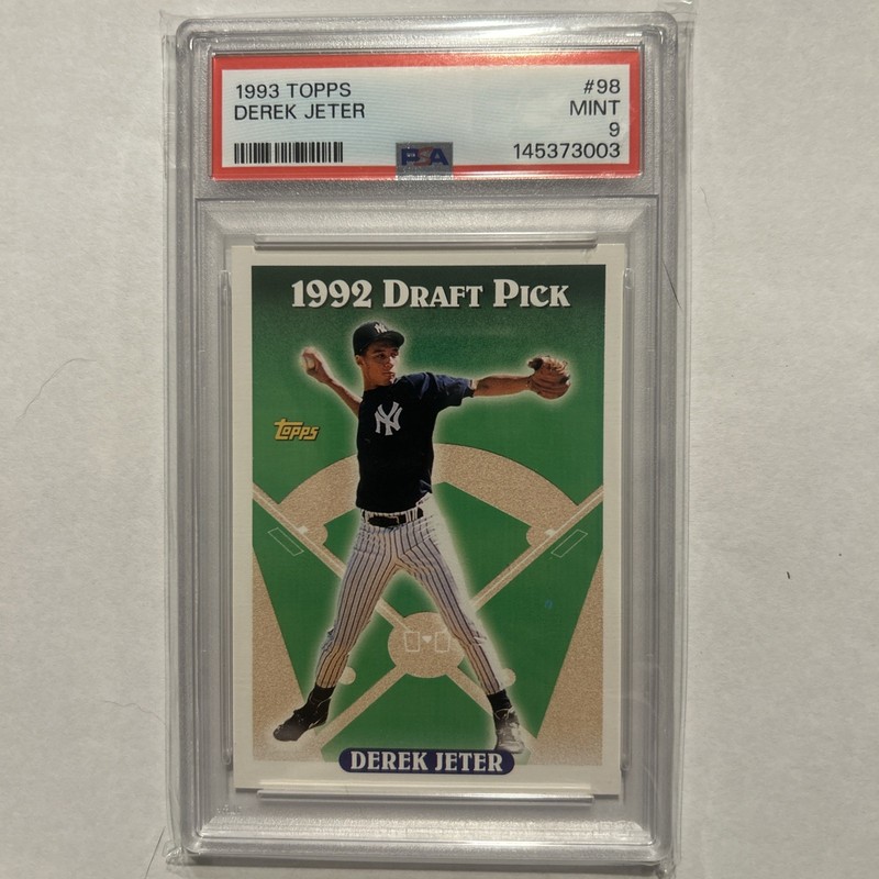 1993 Topps - Derek Jeter #98 (RC) PSA 9