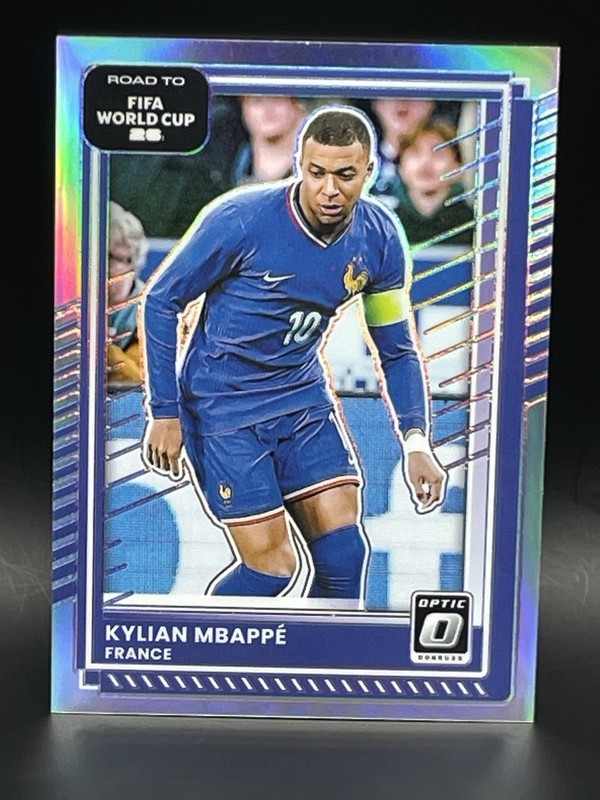 2025-26 Panini Donruss Optic Road to FIFA World Cup Kylian Mbappe #145 Holo